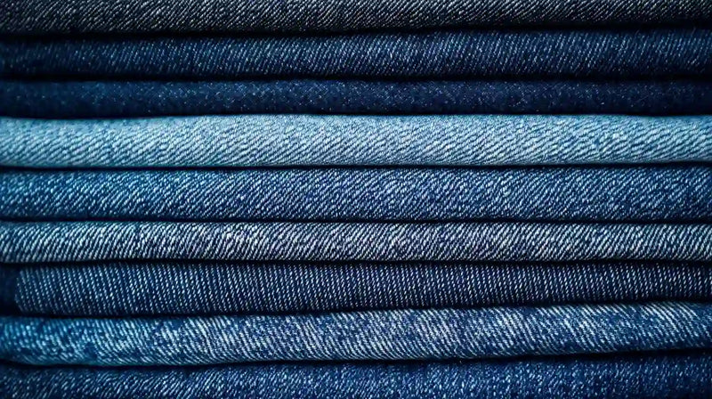 Denim fabric swatch